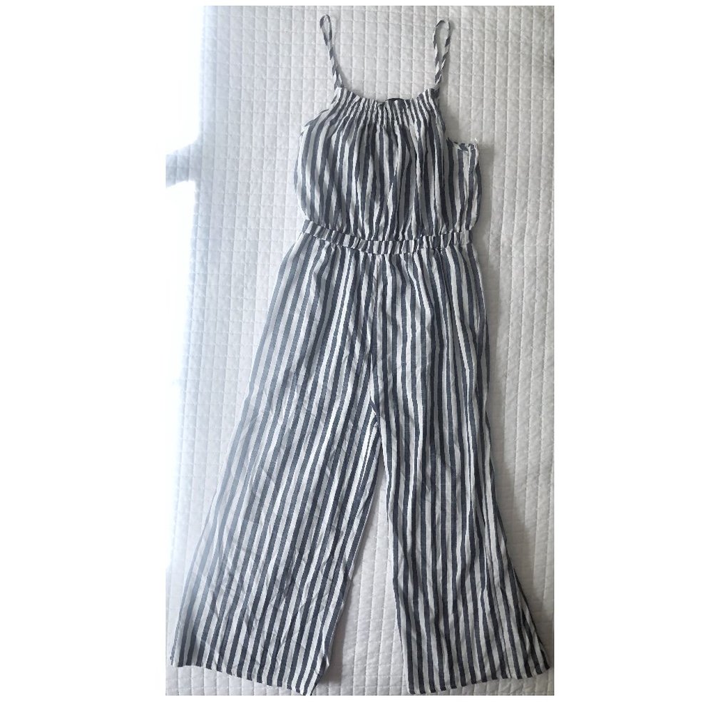 NWT Blue and White Striped Sleeveless Jumper